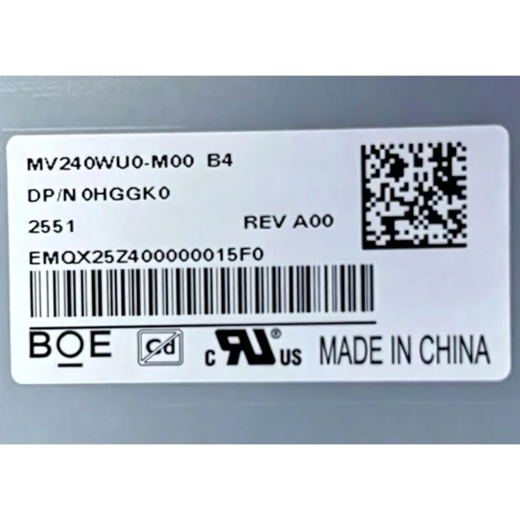 Panel LCD MV240WU0-M00 24.0 pulgadas 1920*1200